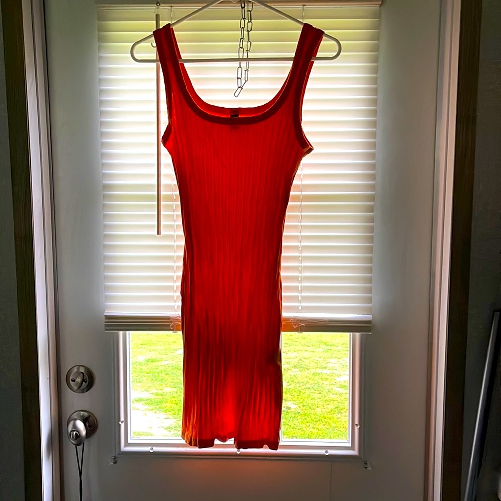 Orange dress